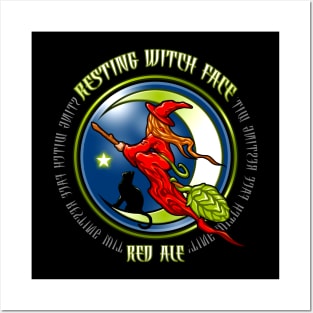 Resting Witch Face Red Ale Posters and Art